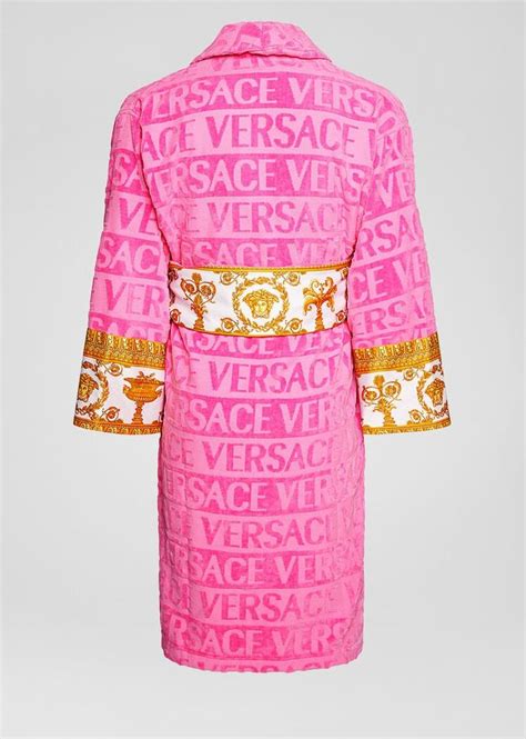 versace style pyjamas|Versace robe women's pink.